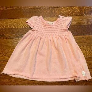 Burt’s Bees Baby Pink Organic Cotton Dress Size 3-6 Months